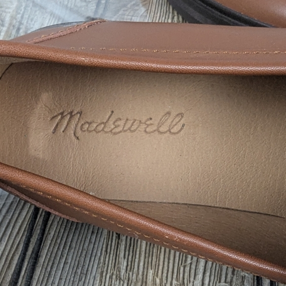 Madewell Size 10 Men's Oxford Loafers NWT Light Brown - Picture 7 of 10